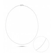 White Gold Force Chain Necklace