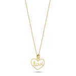 Load image into Gallery viewer, 14ct Love Gold Necklace