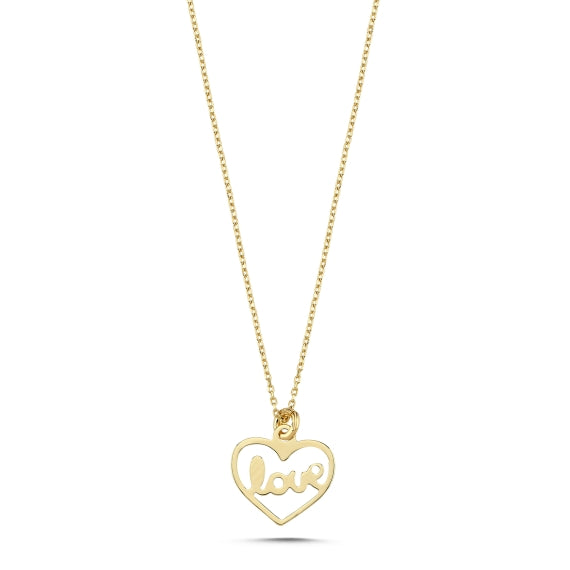 14ct Love Gold Necklace