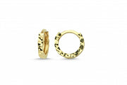 14ct Hoop Design Gold Earrings