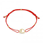 Load image into Gallery viewer, 14ct Elephant Motif Cord Gold Bracelet