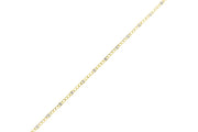 14ct Iki Colour Design Zincir Gold Bracelet