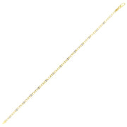 14ct Iki Colour Design Zincir Gold Bracelet