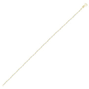 14ct Iki Colour Design Zincir Gold Bracelet