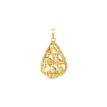 Load image into Gallery viewer, 14ct Hareketli Textured Gold Pendant (Chain Not Included)