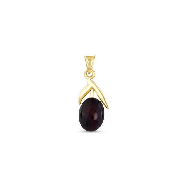 14ct Zeytin Design Gold Pendant (Chain Not Included)