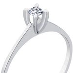 Load image into Gallery viewer, 0.09 Karat GH SI Diamond Solitaire Ring