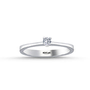 0.09 Karat GH SI Diamond Solitaire Ring