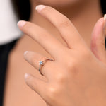 Load image into Gallery viewer, 0.09 Karat GH SI Solitaire Diamond Ring