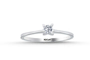 0.10 Karat GH SI Solitaire Diamond Ring
