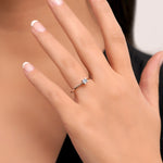 Load image into Gallery viewer, 0.10 Karat GH SI Solitaire Diamond Ring