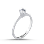 Load image into Gallery viewer, 0.10 Karat GH SI Solitaire Diamond Ring
