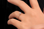 0.10 Karat GH SI Solitaire Diamond Ring