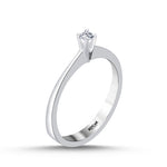 Load image into Gallery viewer, 0.10 Karat GH SI Solitaire Diamond Ring