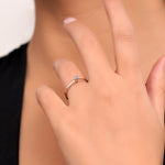 Load image into Gallery viewer, 0.10 Karat GH SI Solitaire Diamond Ring