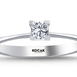 Load image into Gallery viewer, 0.15 Karat GH SI Solitaire Diamond Ring