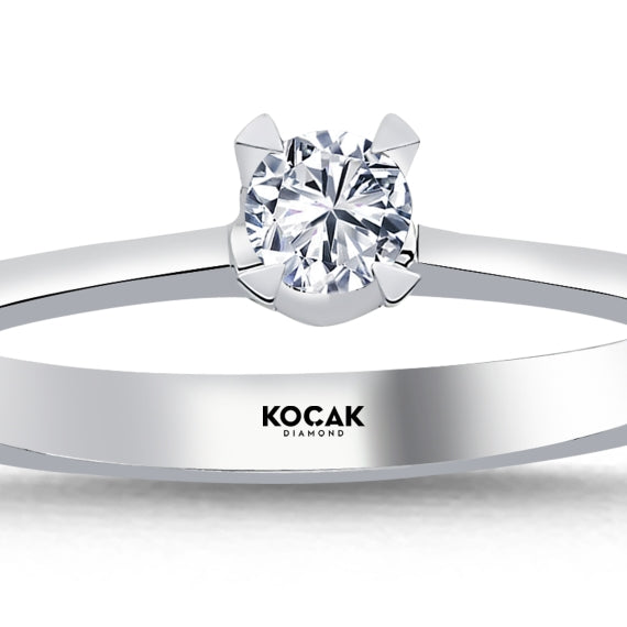 0.15 Karat GH SI Solitaire Diamond Ring