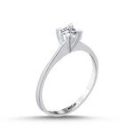 Load image into Gallery viewer, 0.19 Karat GH SI Diamond Solitaire Ring