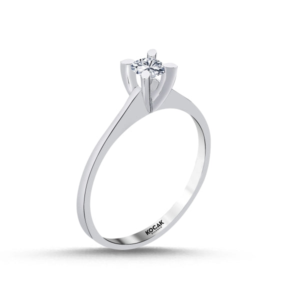 0.20 Karat GH SI Solitaire Diamond Ring