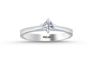 0.20 Karat GH SI Solitaire Diamond Ring