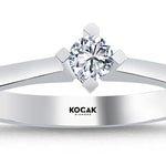 Load image into Gallery viewer, 0.20 Karat GH SI Solitaire Diamond Ring