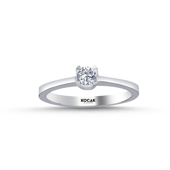 0.20 Karat GH SI Solitaire Diamond Ring