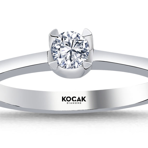 0.20 Karat GH SI Solitaire Diamond Ring