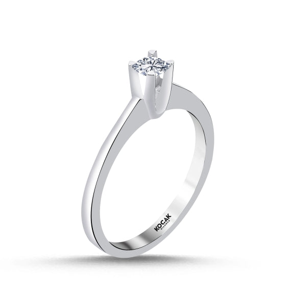 0.20 Karat GH SI Solitaire Diamond Ring