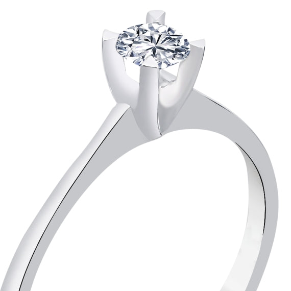 0.25 Karat GH SI Solitaire Diamond Ring
