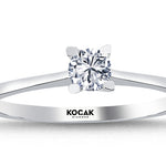 Load image into Gallery viewer, 0.25 Karat GH SI Solitaire Diamond Ring
