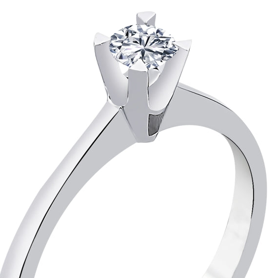0.25 Karat GH SI Solitaire Diamond Ring
