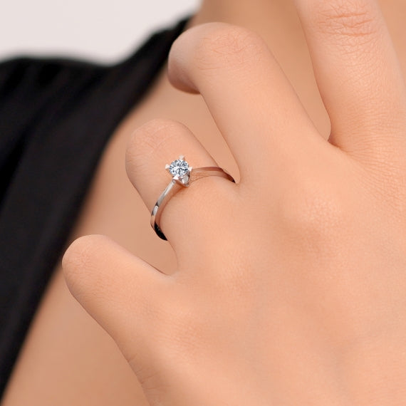 0.25 Karat GH SI Solitaire Diamond Ring