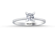 0.30 Karat GH SI Diamond Solitaire Ring
