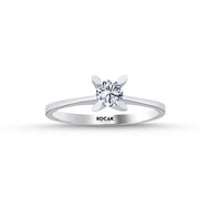 0.30 Karat GH SI Diamond Solitaire Ring
