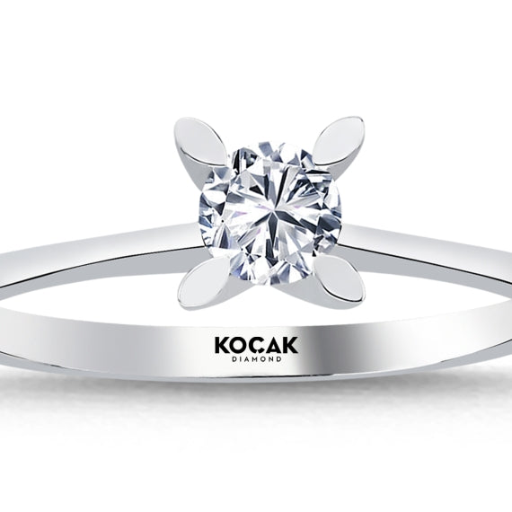 0.30 Karat GH SI Diamond Solitaire Ring