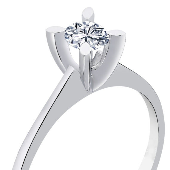 0.30 Karat GH SI Diamond Solitaire Ring