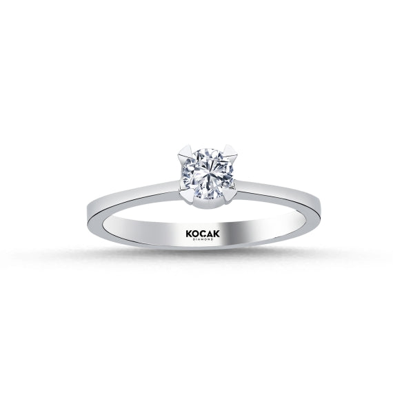 0.30 Karat GH SI Diamond Solitaire Ring