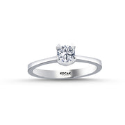 0.39 Karat GH SI Diamond Solitaire Ring