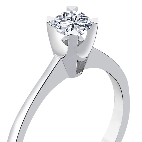 0.39 Karat GH SI Diamond Solitaire Ring