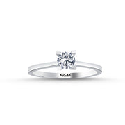 0.39 Karat GH SI Solitaire Diamond Ring
