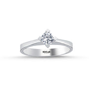 0.39 Karat GH SI Solitaire Diamond Ring