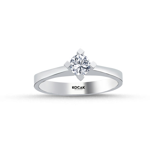 0.40 Karat GH SI Solitaire Diamond Ring