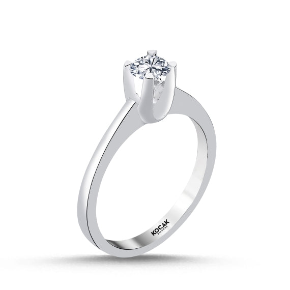 0.40 Karat GH SI Solitaire Diamond Ring