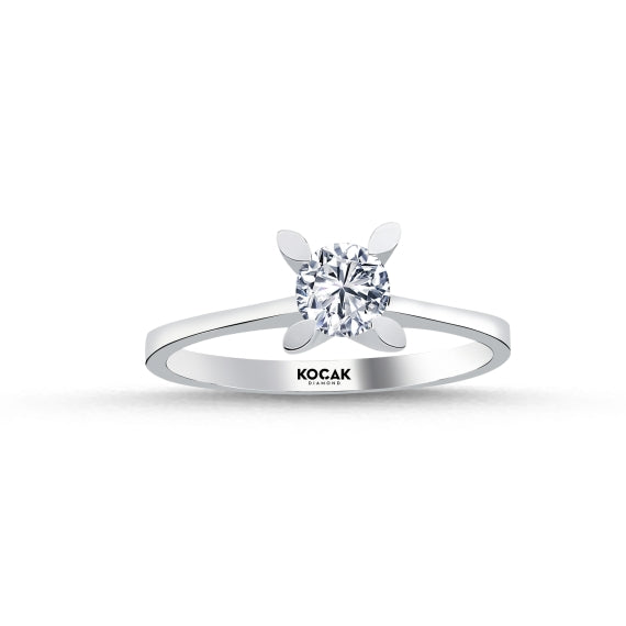 0.50 Karat GH SI Solitaire Diamond Ring