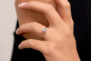 0.50 Karat GH SI Solitaire Diamond Ring