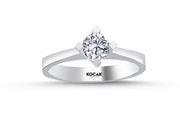 0.50 Karat GH SI Solitaire Diamond Ring