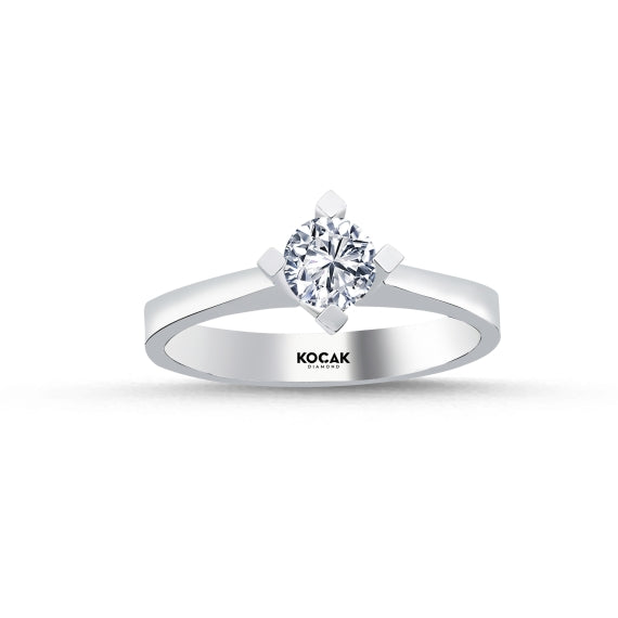 0.50 Karat GH SI Solitaire Diamond Ring