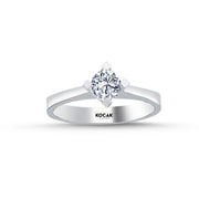 0.50 Karat GH SI Solitaire Diamond Ring
