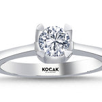 Load image into Gallery viewer, 0.50 Karat GH SI Solitaire Diamond Ring