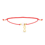 Load image into Gallery viewer, 14ct Pearl Sonsuzluk Gold Cord Bracelet